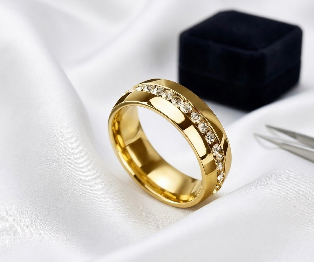 18K Gold Plated Cuban Ring