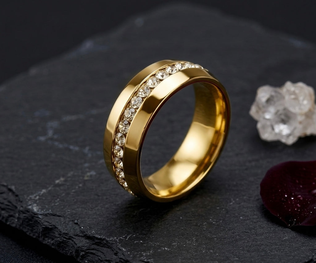 18K Gold Plated Cuban Ring