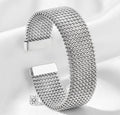 18K Gold Plated Mesh Cuff Bracelet