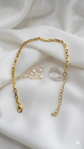 18K Gold Plated Box Chain Bracelet
